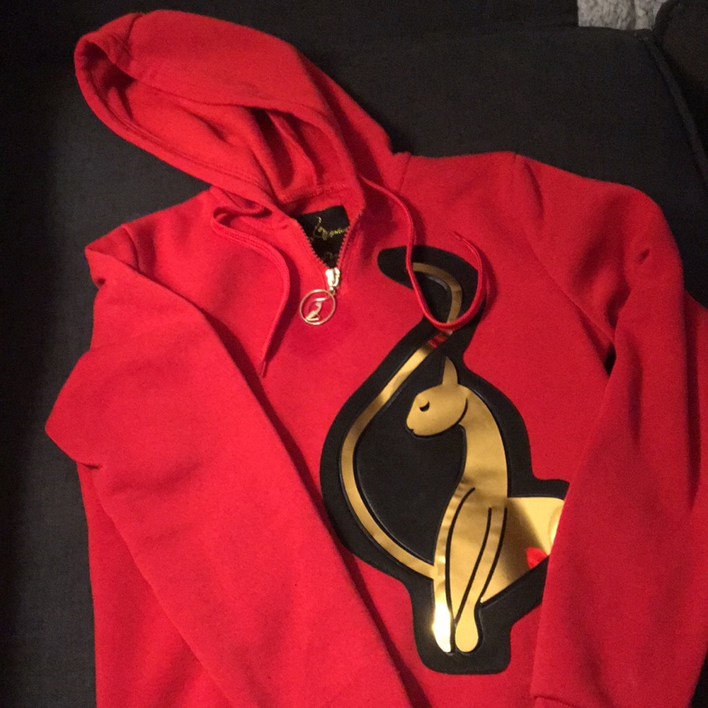 Baby Phat red pullover hoodie